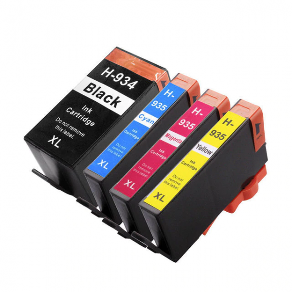 Kompatibles Druckerpatronen-Set HP 934XL black &amp; HP 935XL cyan, magenta, yellow