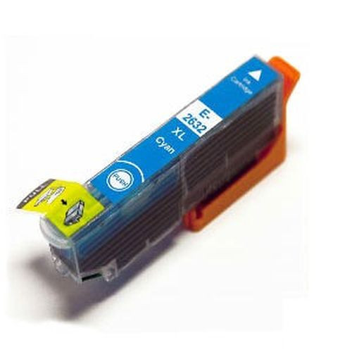 Kompatible XL-Druckerpatrone wie Epson T2632, T26XL cyan, 26XL