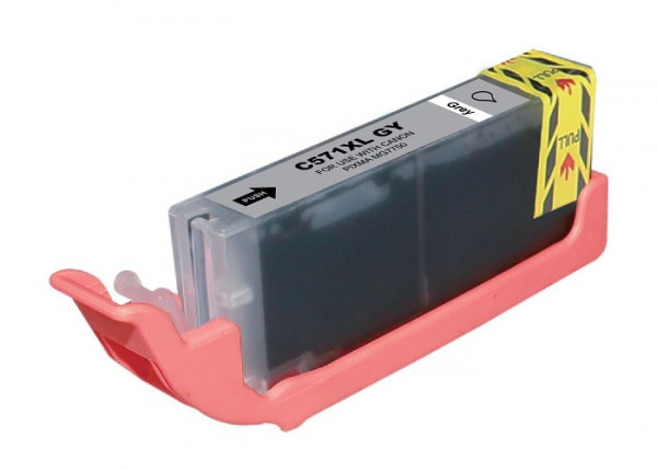Kompatible Druckerpatrone Canon CLI-571 XL Grey, Grau, 0335C001