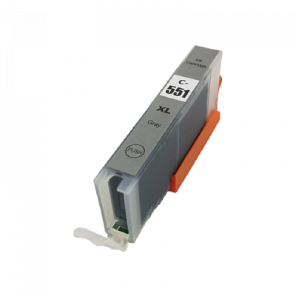 Kompatible Druckerpatrone Canon CLI-551 XL Grey, Grau, 6447B001 CLI-551GYXL