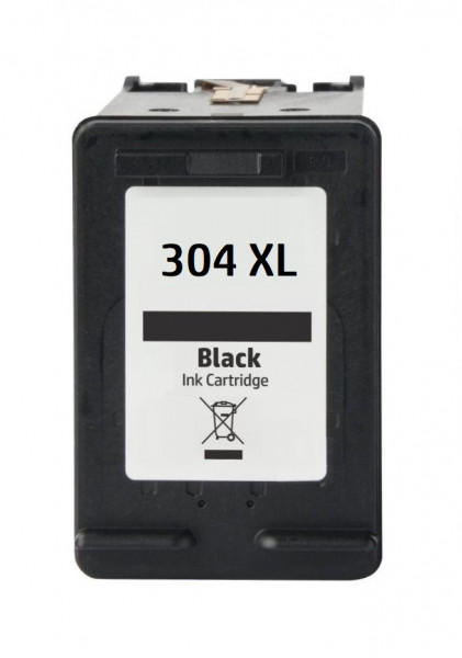 Kompatible Druckerpatrone HP 304XL schwarz, black - N9K08AE, N9K06AE
