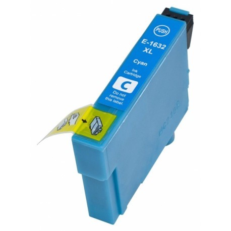Kompatible Druckerpatrone wie Epson T1632, T16XL cyan