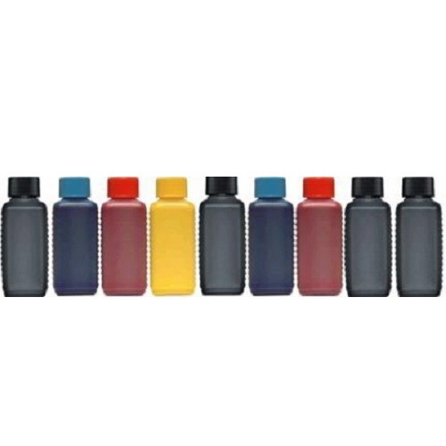 9 Farben Nachfüllset, 9 x 100 ml Photo-Tinten für Epson Stylus Photo R2880, R3000