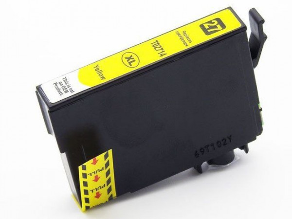 Kompatible XL-Druckerpatrone wie Epson T2714, T27XL Yellow, Gelb, 27XL