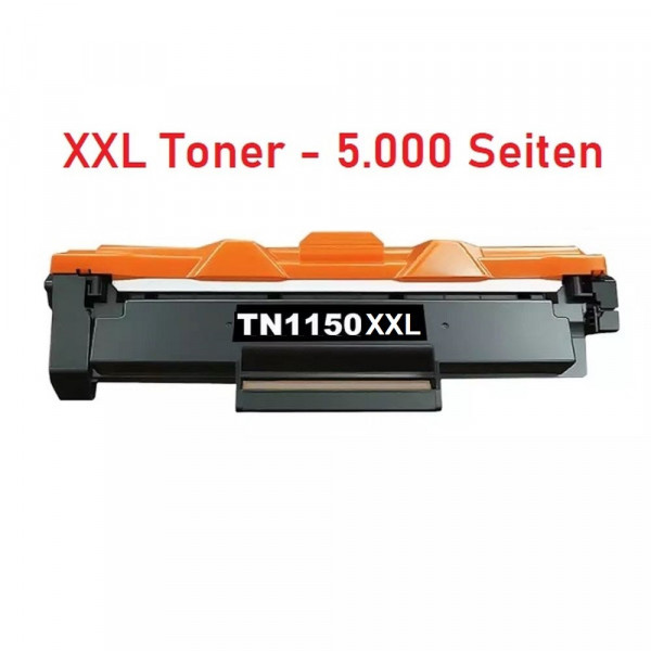 Kompatible XXL-Tonerkartusche Brother TN-1150 XXL black, schwarz, 5.000 Seiten - TN1150XXL