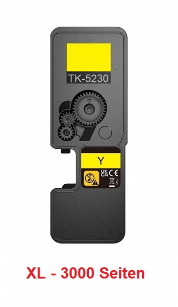 Kompatible XL-Tonerkartusche Kyocera TK-5230 Yellow, Gelb, TK-5230Y