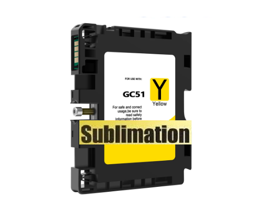 Kompatible Sublimations-Tintenpatrone Ricoh GC-51 XL yellow 405865
