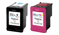 Kompatibles Druckerpatronenset HP 302XL black + color Kompatibles Druckerpatronenset HP 302XL black + color