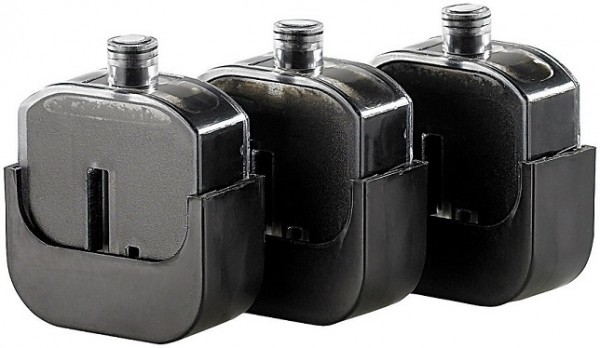 3 Nachfülltinten-Tanks für Easy Refill Befülladapter HP 305 black